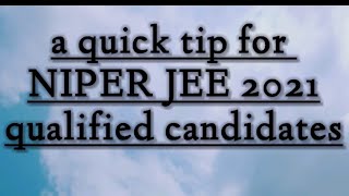 A tip for NIPER JEE qualified candidates | use of LinkedIn screenshot 1