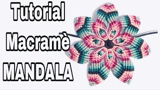 Tutorial Ciondolo Mandala Macrame