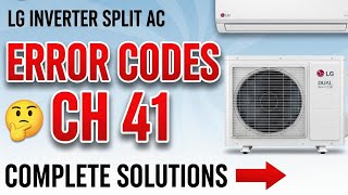 What is CH41 Error in Lg Ac? | Ac CH41 Error Find Troubleshooting | How to Fix in Error Code on Ac