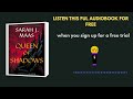 Queen of Shadows by Sarah J. Maas | Epic Fantasy Audiobook You'll Never Want to Pause