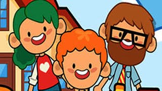 My Pretend Home & Family - Kids Play Town Pretend Games screenshot 2