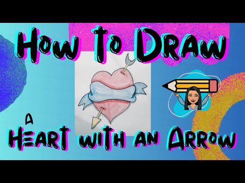 How to Draw a Heart with Arrow