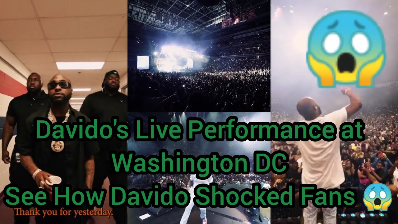 Timeless: Davido Performs Unavailable, Feel Live At Washington DC