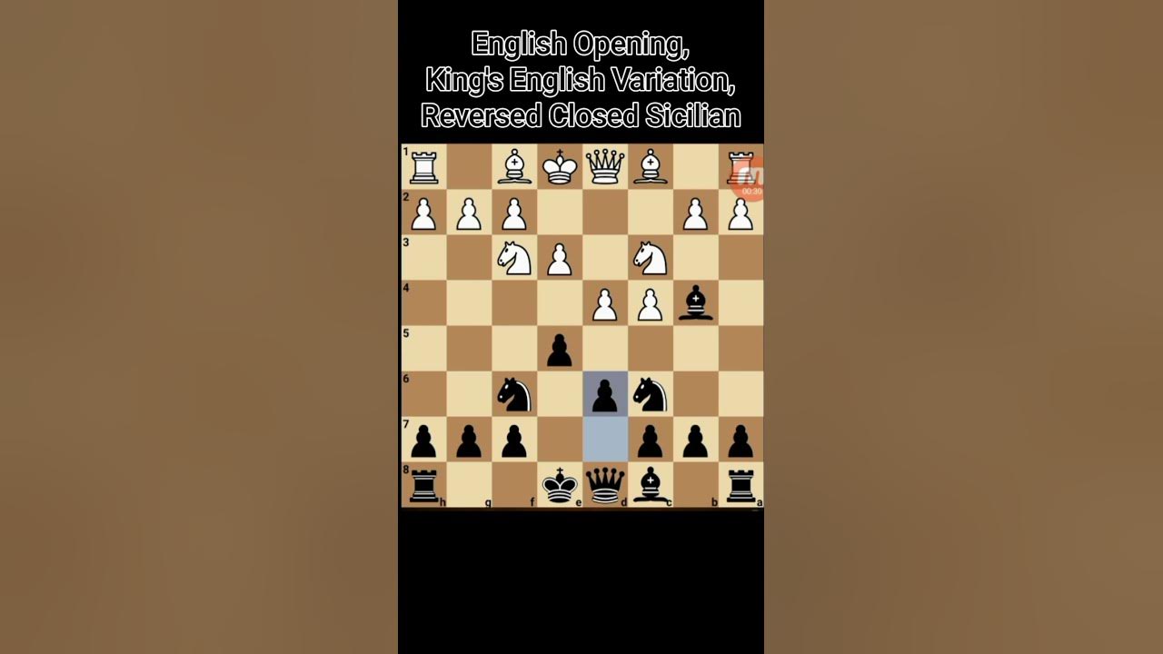 English Opening, King's English Variation, Reversed Closed Sicilian A25 