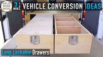 MASSIVE Lockable Storage Drawers