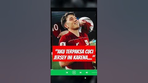 KETIKA OLE ROMENY CUCI JERSEY BERSEJARAHNYA BERSAMA TIMNAS INDONESIA