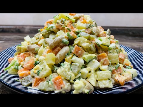 ЭКОНОМНЫЙ САЛАТ,от которого не могу отказаться!Готовится из ПРОСТЫХ ПРОДУКТОВ,и ОЧЕНЬ ВКУСНЫЙ.