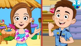 My Town : Police Station Rescue and My Town : Beach and Picnic Big Update in Two App screenshot 3