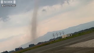 熊本・大津町南部で竜巻発生か　熊本地方気象台、現地に調査班