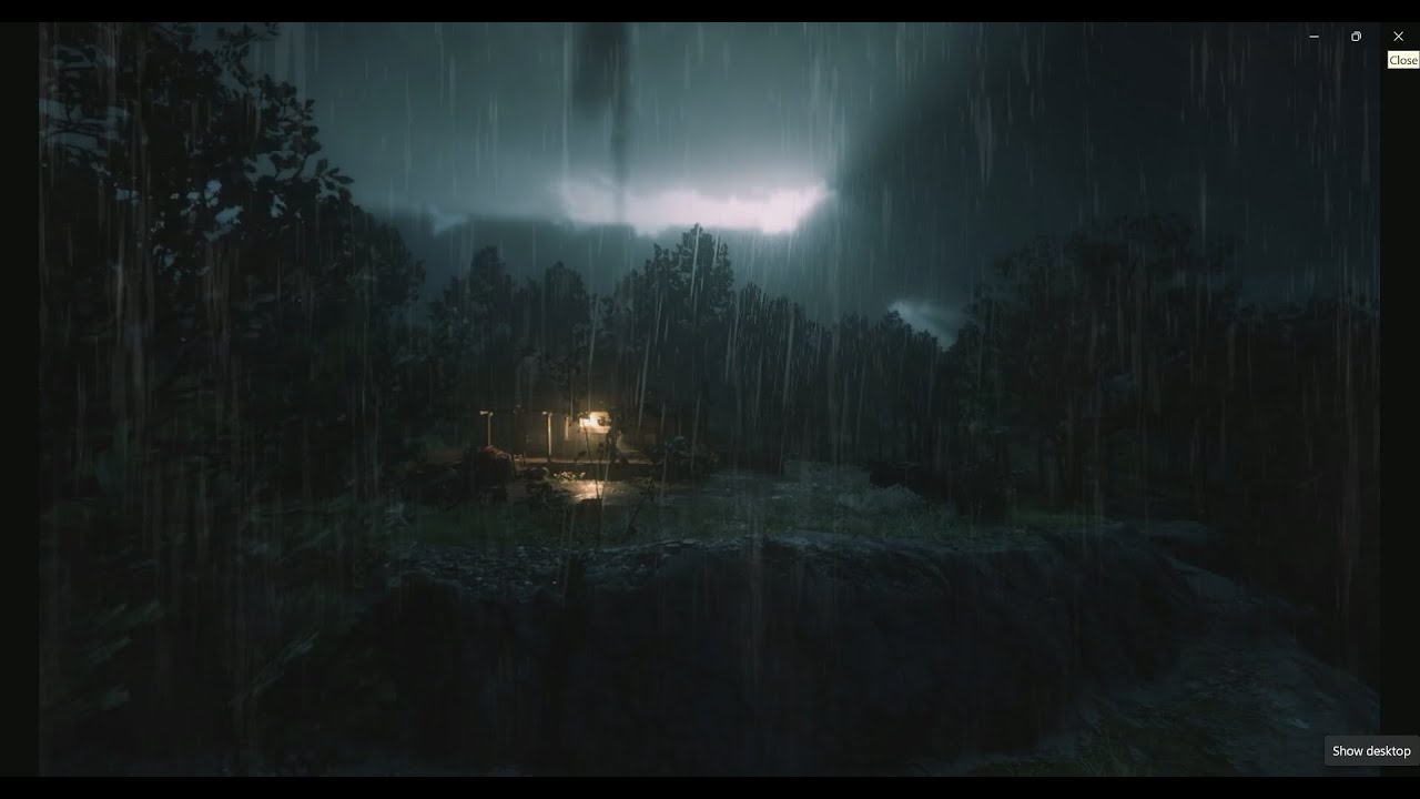 "Stormy Cabin in the Woods ⚡ | ASMR Rain, Thunder & Lightning for Sleep ...