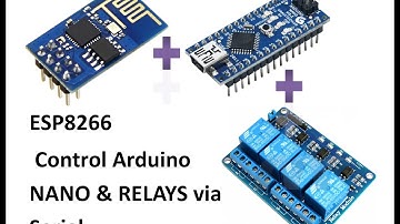 #2 ESP8266+ Arduino Nano + Relay via Serial - MQTT Node Red Part 2