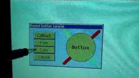 emwin touch demo on CoiNel LPC1768 H Board