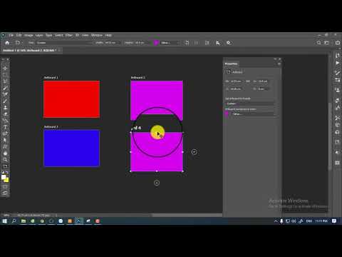 Move Artboard in Photoshop and Align Artboards Photoshop