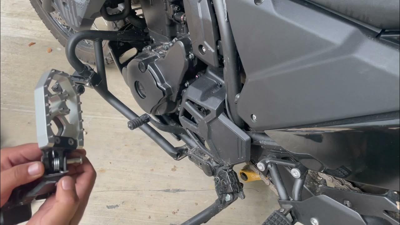 2023 Kawasaki KLR 650 Xitomer Peg & Lowering kit install YouTube