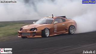 Drift Iceland 2017! 2.round Snorri Þór Árnason - Toyota Supra