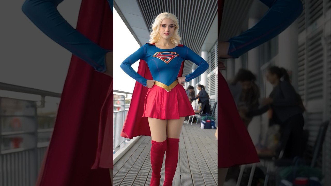 ULTIMATE SUPERGIRL COSPLAY 🦸‍♀️✨MCM London #shorts