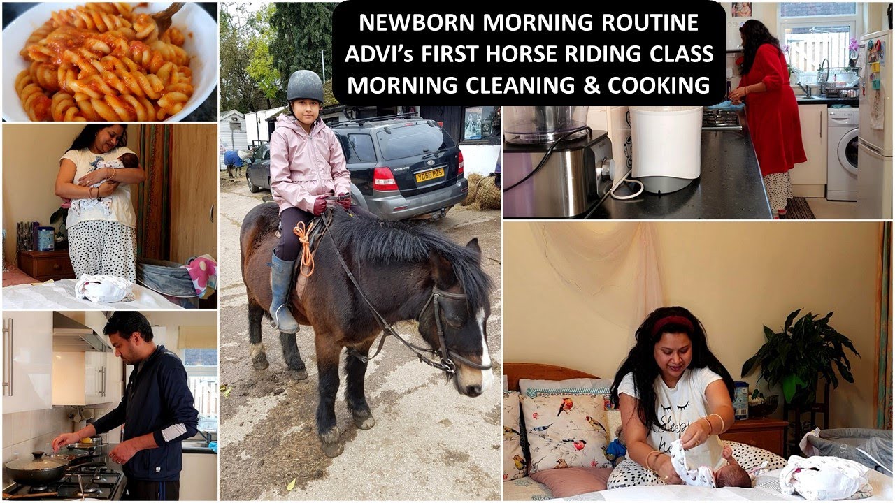 Newborn Morning Routine 8 Year Old Taking First Horse Riding Lesson Newborn Morning Routine 8 Year Old Taking First Horse Riding Lesson