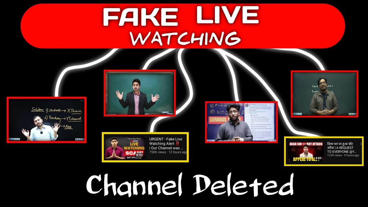 🔴 Live Bot Attacks on Educational Channels: Unexpected Growth ⚠️ - YouTube