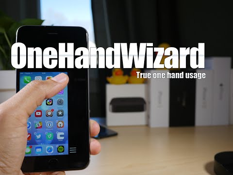 Cydia Tweak: OneHandWizard - A true one hand mode for the iPhone