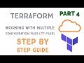 Terraform Series Part 4: Multiple terraform configuration (.tf ) files