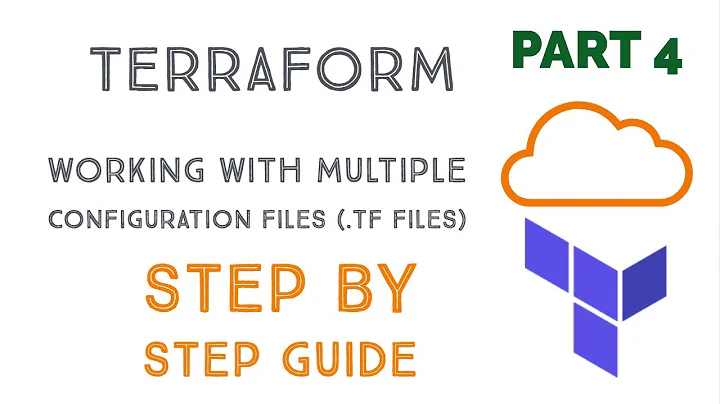 Terraform Series Part 4: Multiple terraform configuration (.tf ) files