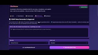 AI Writes Complete SOAP Notes in 100 Seconds — CliniVerse Demo (Voice-to-SOAP)