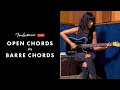 Open Chords vs Barre Chords | Fender Play LIVE | Fender