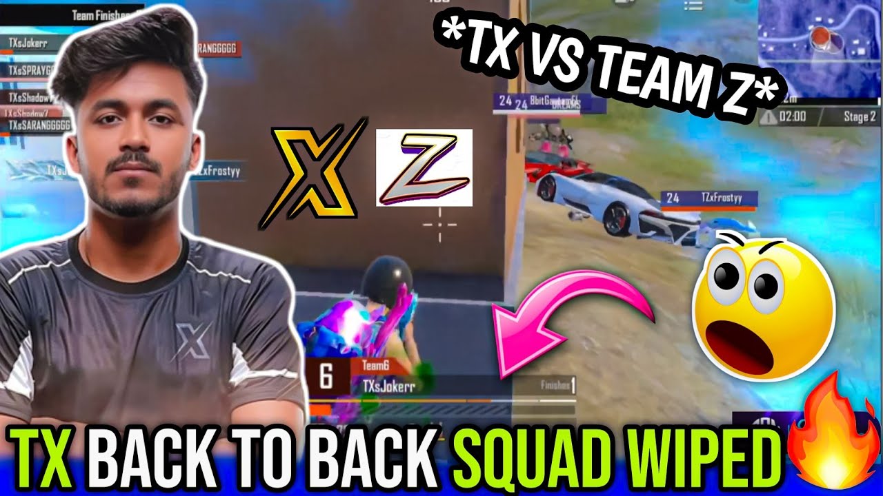 Team Xspark Wiped Back To Back 3 Squads🔥😱 TX Spraygod On Fire🥶 - YouTube