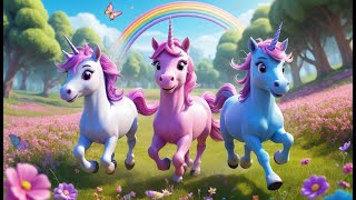 Three Little Toy Unicorns Gallop Gallop Gallop | Magical Counting & Fantasy Songs screenshot 3