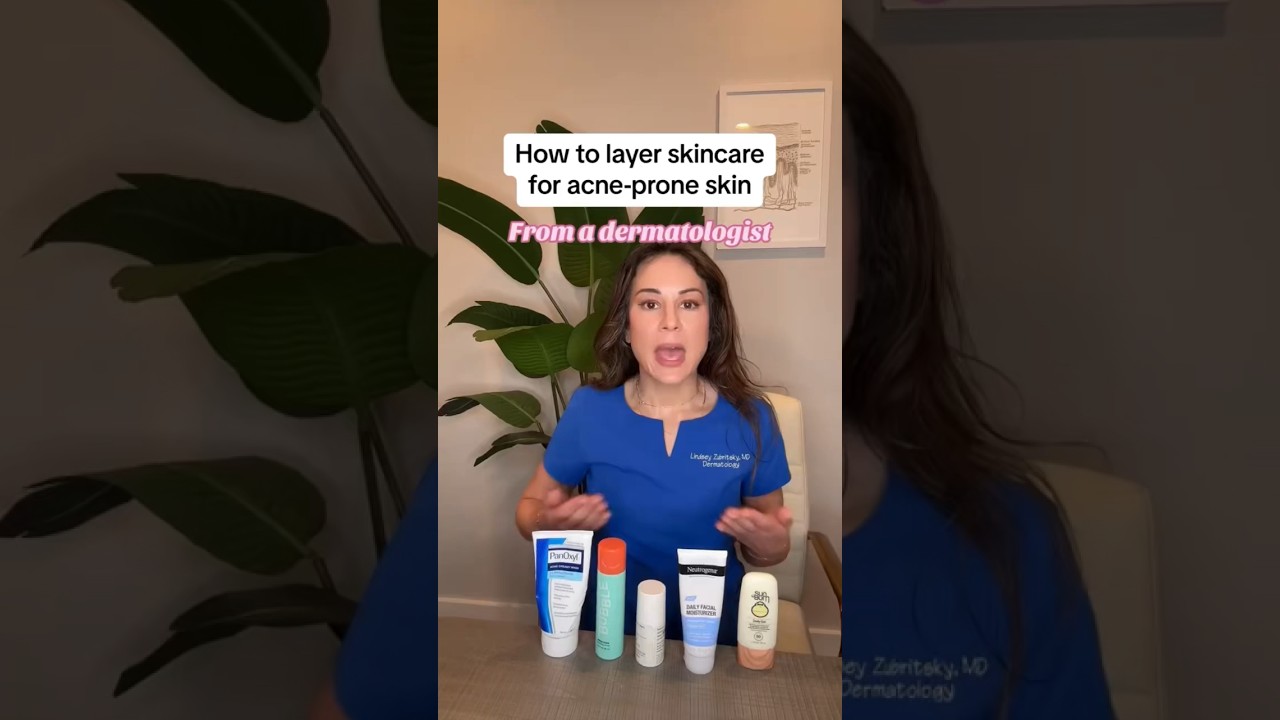 How To Layer Skincare For Acne-Prone Skin — From A Derm | 