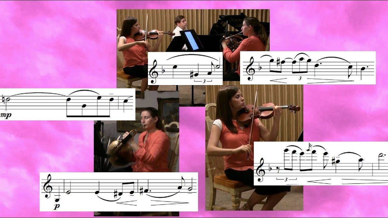 Largo from Robert Cunningham's Horn Trio (with score)