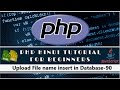 When User upload a File Then Image name insert in Database(Mysql) PHP Tutorial-90(Hindi/Urdu)