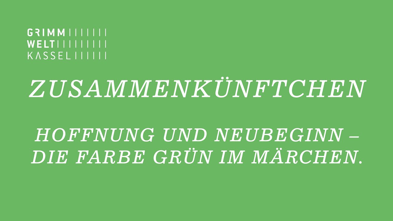 Hoffnung Und Neubeginn Die Farbe Grun Im Marchen Grimmwelt