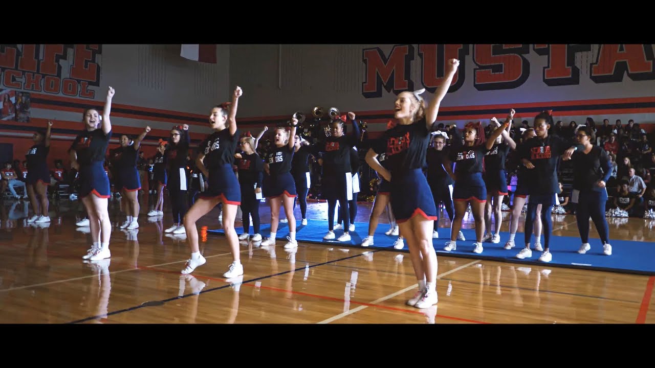 Life School Waxahachie Black Out Pep Rally YouTube