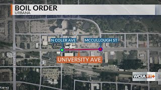 Boil orders issued in Champaign, Urbana