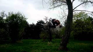 Inward frontflip for height
