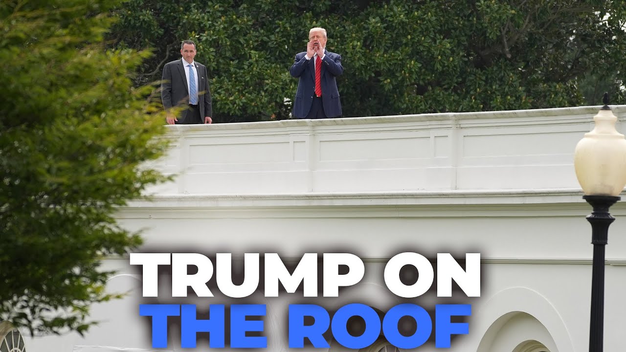 Trump Takes Rooftop Stroll, Fields Questions on White House Ballroom | TRENDING Trump Takes Rooftop Stroll, Fields Questions on White House Ballroom | TRENDING