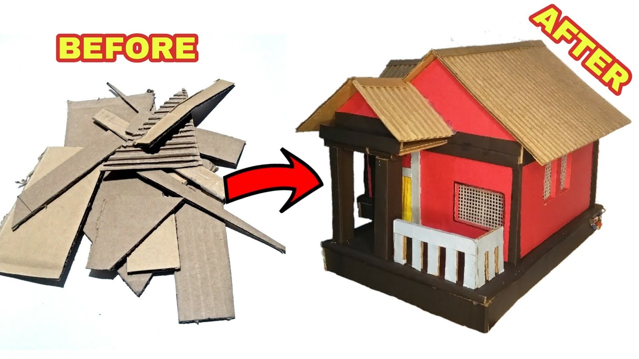 House Craft Showpiece How to make house for decoretion Best out