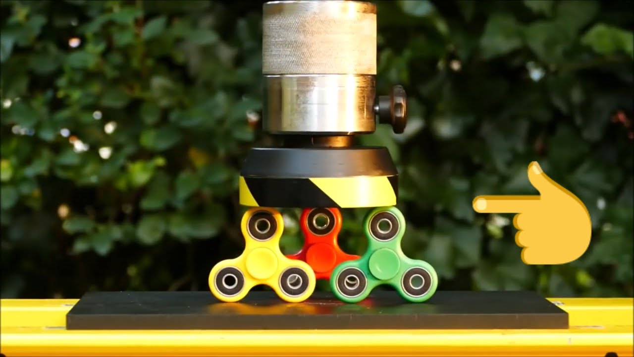 HYDRAULIC PRESS VS FIDGET SPINNERS | | SHREDDING