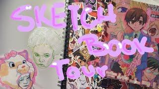 my highschool sketchbook tour: warning bad art