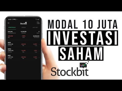 Hasil Investasi Saham di Stockbit MODAL 10 JUTA
