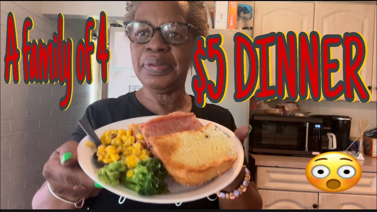 $5 Dinner For My Small Family of 4 
