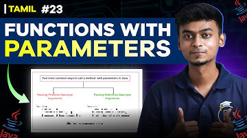 #23 Function with Parameters in Java | In Tamil | Java Tutorial Series | Error Makes Clever