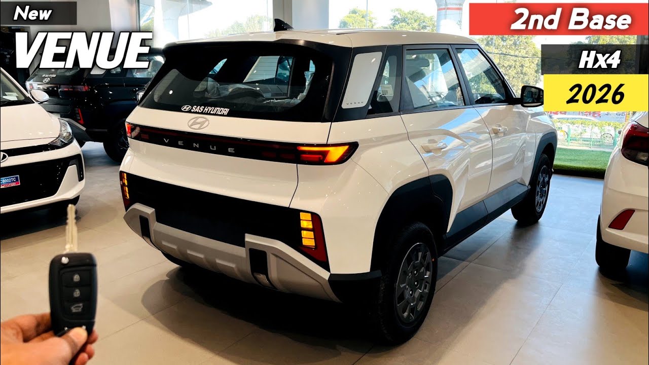 Новый Hyundai Venue 2nd Base Hx4 2026 ❣️|VENUE — самая выгодная комплектация всего за 8,89 лакхов...