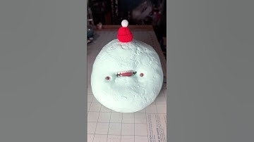 Air Dry Clay Blob Sculpture with silicone tongue