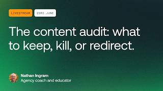 The content audit: what to keep, kill, or redirect
