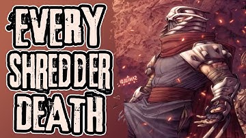 Every Time Shredder Died | TMNT Death