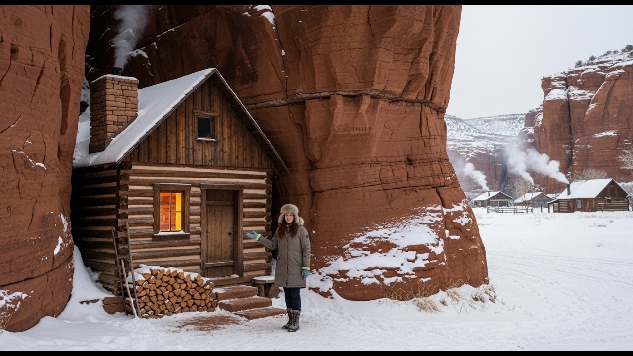 Come Posizionò la Sua Capanna tra Due Pareti di Roccia — e Lasciò che la Pietra Scaldasse Gratis