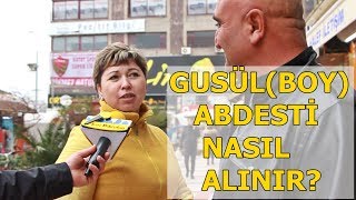 GUSÜL(BOY) ABDESTİ NASIL ve NEDEN ALINIR ? - SARI MİKROFON