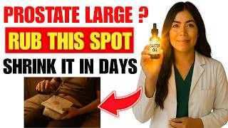 Urologist Debunks: Rub Castor Oil on THIS Spot Before Sleep to Shrink Enlarged Prostate Naturally!